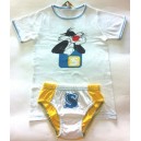 Set T-shirt + slip bimbo Super Silvestro