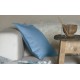 Copricuscino 40x40 Mat azzurro
