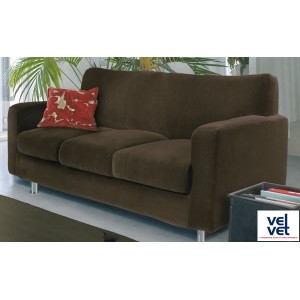 Copridivano scudo Velvet  2 posti "Via Roma, 60"