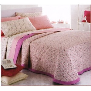 Copriletto trapuntato singolo Petite Fleur