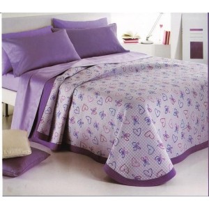 Copriletto trapuntato piazza1/2 Spring