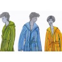 Accappatoio con cappuccio Brio Laser Beam