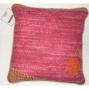 Copricuscino 40x40 Kamya fuxia fronte