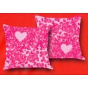 Set 2 copricuscini 40x40 Love Is a Passion