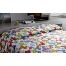Copriletto trapuntato BRIO Butterfly Multicolor