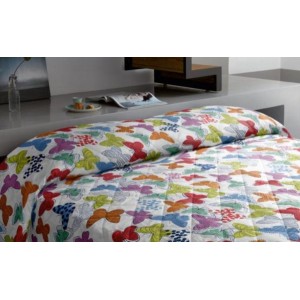 Copriletto trapuntato BRIO Butterfly