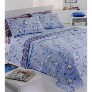 Copriletto di cotone Vela